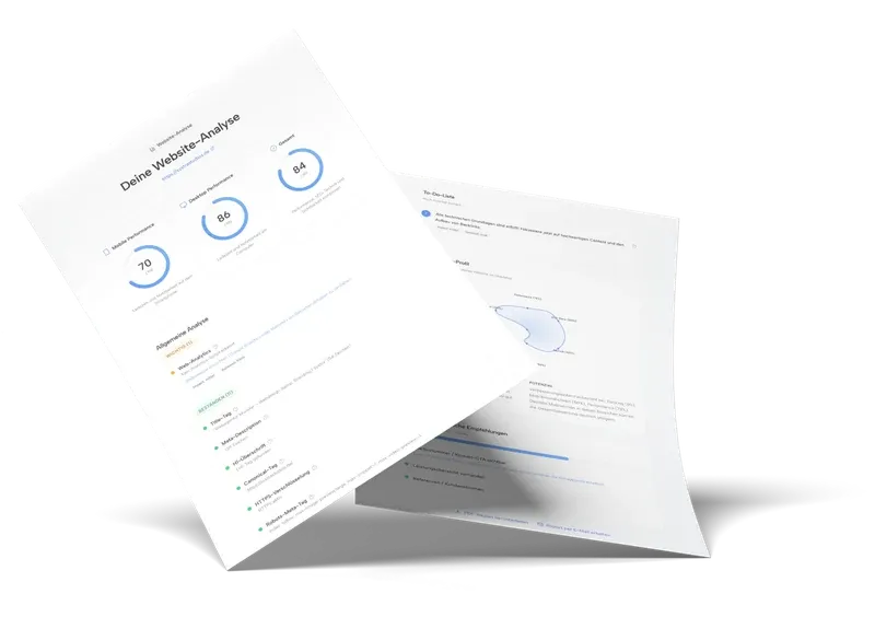 Vorschau des PDF-Reports
